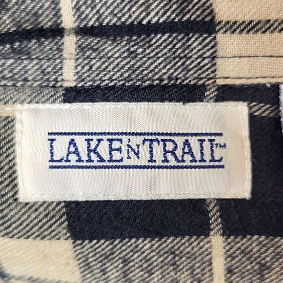 Lake N Trail Men's Tan & Black Plaid Shacket - Picture 3 of 12